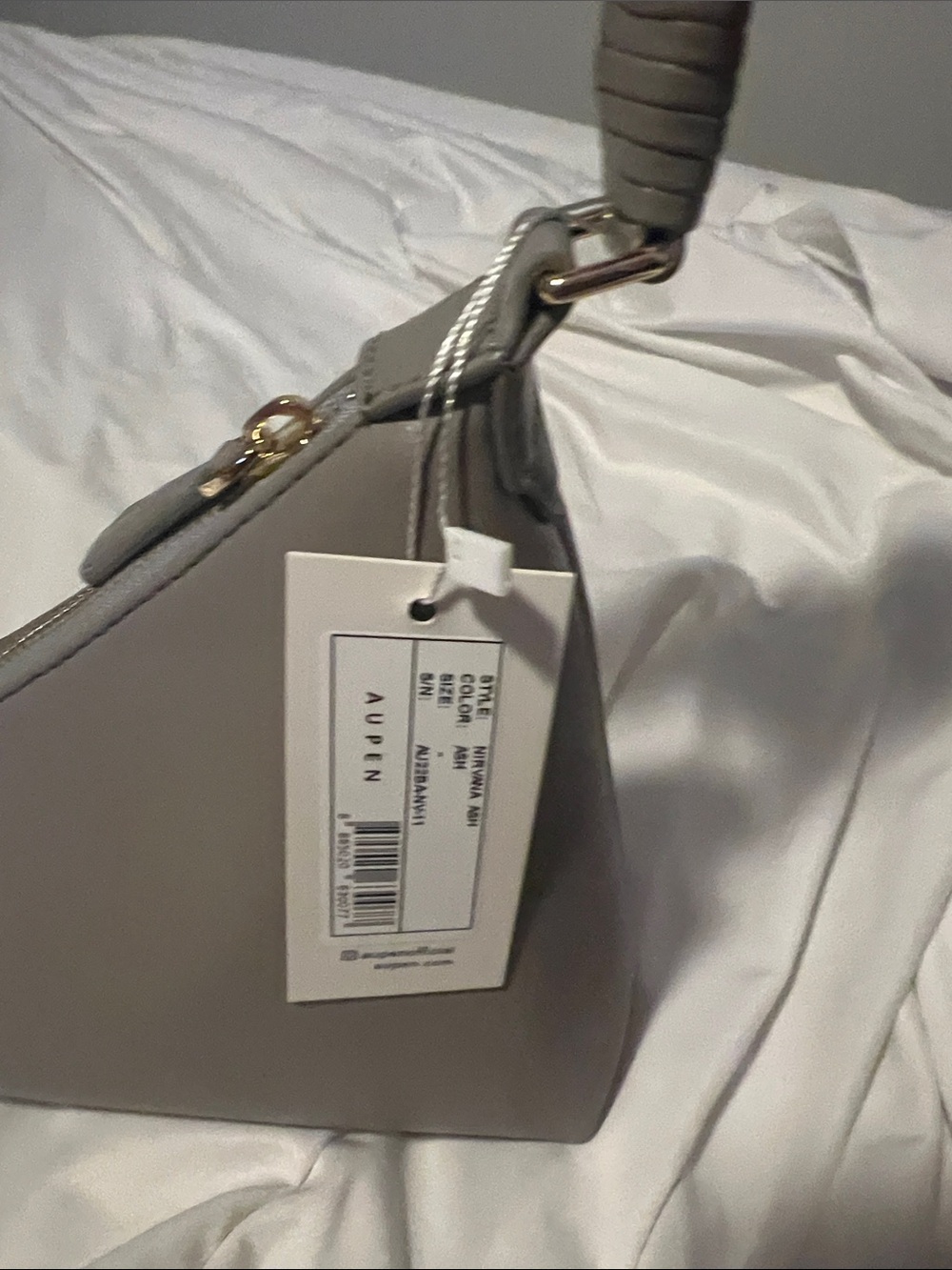 Aupen Nirvana Ash  Braided Handle  Shoulder Bag - Picture 8 of 8